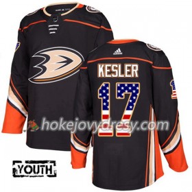 Dětské Hokejový Dres Anaheim Ducks Ryan Kesler 17 2017-2018 USA Flag Fashion Černá Adidas Authentic